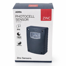 Zinc Outdoor Photocell Sensor Timer Switch IP44 1–9 Hour Lighting Black