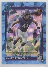 2021 Panini Donruss Optic Rated Rookie Ice Prizm 3/15 Chazz Surratt #280 n0c