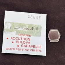 Genuine Bulova Accutron Part # 1324F Watch Crystal