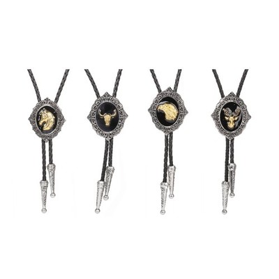 Adjustable Bolo Tie Popular Western Cowboy Teens Men Necklaces Dance Necktie