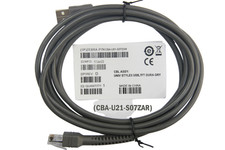 Zebra CBA-U21-S07ZAR 7' USB Cable - Shielded A Connector for Barcode Scanner