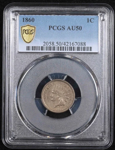 1860-P Indian Head Cent — photo from another recent sale