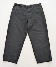 Chaps Men's Pants Size 40X30 Black Flat Front Chino - SEE MEASUREMENTS