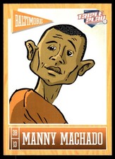 Manny Machado 2013 Panini Triple Play #8 Orioles MLB READ FREE SHIP AutographDen