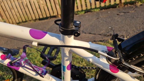 Frog Bike 55 White Exc Cond Spotty 20” Wheel 8 Gears NOTTINGHAM Bike - Picture 13 of 24