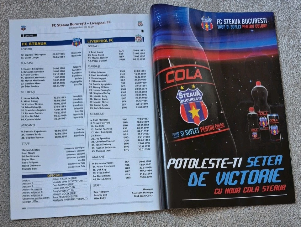 FC Steaua Bucharest v Liverpool - Europa League - 2nd December 2010 - Image 2 of 2