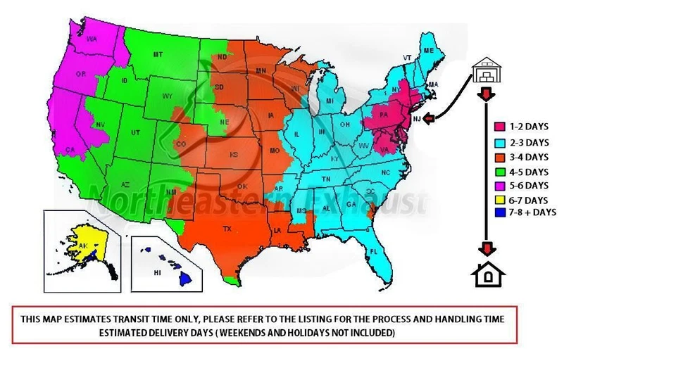 Silenciador de escape compatible con: Nissan Frontier Xterra 2001-2004 2,4 L Foto 4 de 4