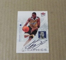 2007-08 Fleer Ultra Antawn Jamison Autograph AU-AJ Auto Graphics