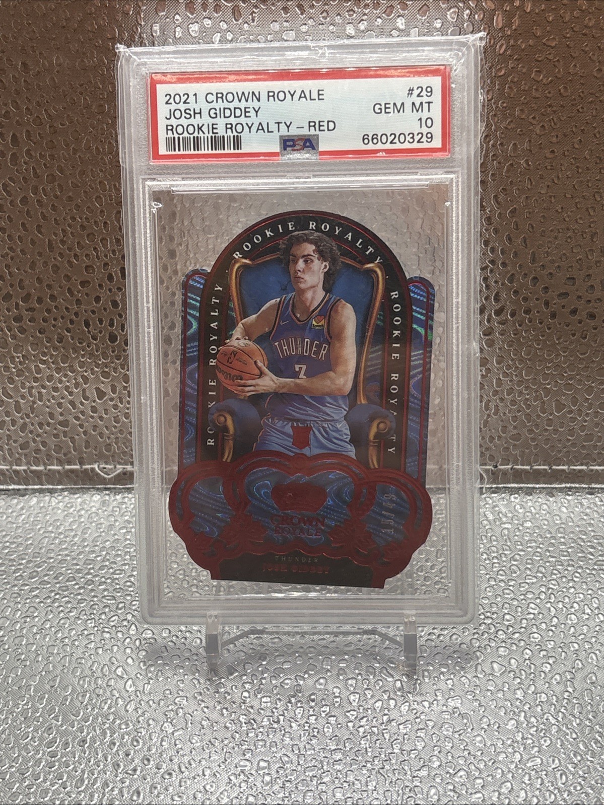 Josh Giddey Rookie Royalty Red /49 PSA 10 RC