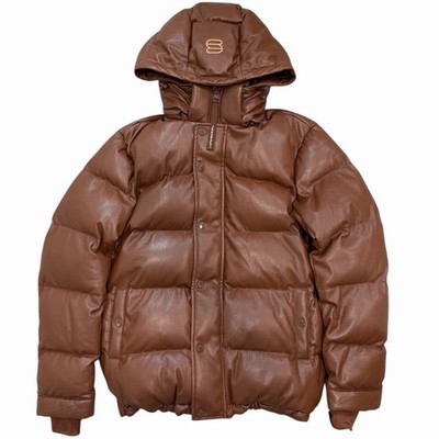 ARITZIA Super Puff Puffer Jacket Cognac Brown 2XS Hooded NWOT Sold Out Coat