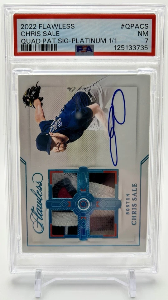 Panini Flawless #QPA-CS 2022 venta Chris 1/1 (AU, MEM) 🔥PSA7🔥 ¡Uno de uno! Foto 2 de 3