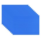 10Pcs 3mm Corrugated Plastic Sheets, 8 x 12 Inch Corrugated Poster Board Blue