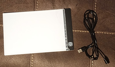 Portable A5-1 LED Tracing Light Pad (Copy Board),  9.5'' x 6''  Tested and Working