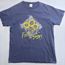 Vintage Delta Pro Weight Sunflower Follow the Son Christian T Shirt
