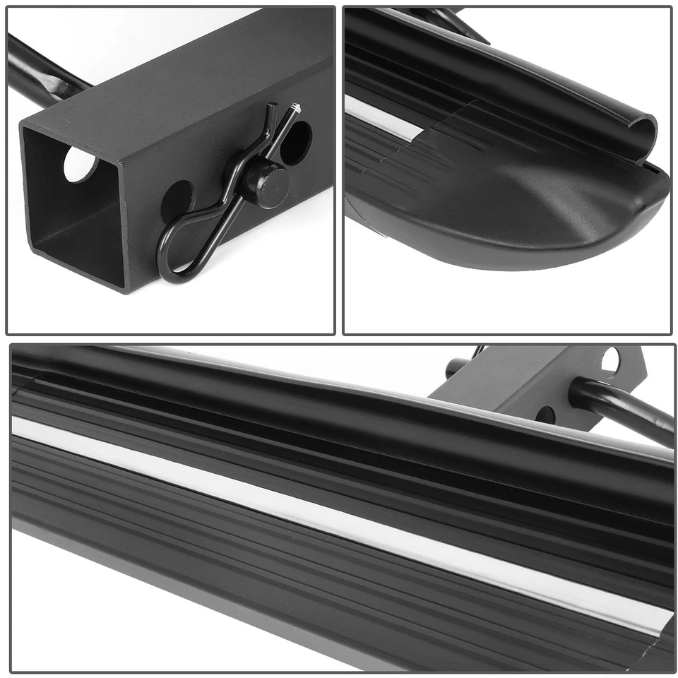 Fit 2"Receiver Truck Trailer 21 x 4 Inches Square Tow Hitch Step Bar Board - Image 3 of 4