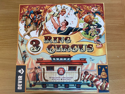 3 RING CIRCUS - Devir - GB/I/E/CAT/P Ausgabe neuwertig tolles Spiel! zu empfehle