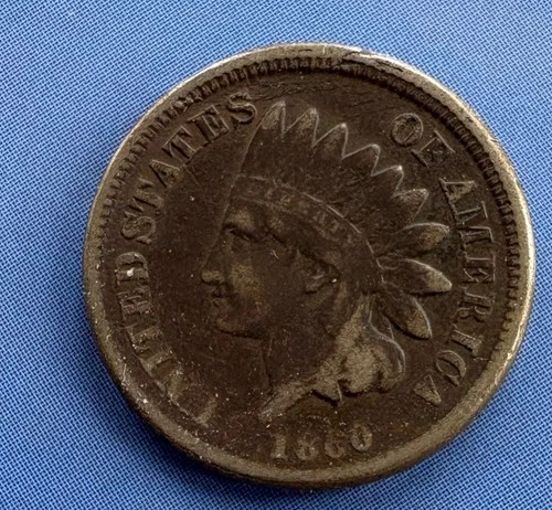 1860 Indian Head Cent Extra Fine Condition