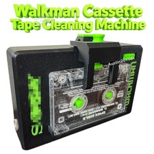 Walkman Audio Cassette Tape Cleaning Machine Cleaner
