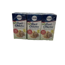 Kuchle Back Oblaten Round Baking Wafers Lebkuchen Cookie Base 3 Pack Germany