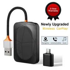 🧡2025 Upgraded Wireless CarPlay Adapter USB Dongle For iPhone Apple Plug & Play