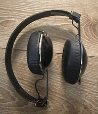 Skullcandy Navigator On-Ear Headphones Polished Black Tested Working No Cable