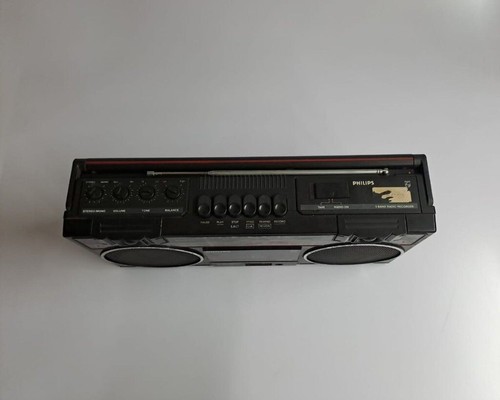 Philips DR 578 Radio Cassette Recorder Player India Vintage Electronic - Picture 6 of 16