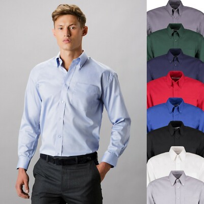 Herren Hemd Langarm Oberhemd Freizeit Klassisch Übergröße 36-58/59  S-7XL (B105)