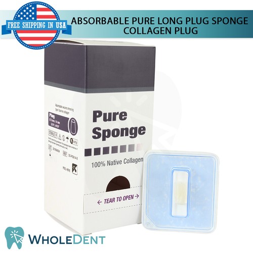 Esponja pura absorbible dental tapón de colágeno dientes estériles detenerse - Imagen 15 de 15