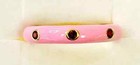 HSN Rarities Gold-Plated Sterling Silver Red Garnet & Enamel Band Ring Size 8 — photo 3