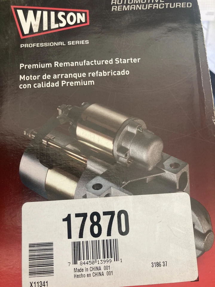 Wilson Starter Motor 17870 Reman 2003 2004 2005 Honda Accord 2.4 - Image 3 of 3