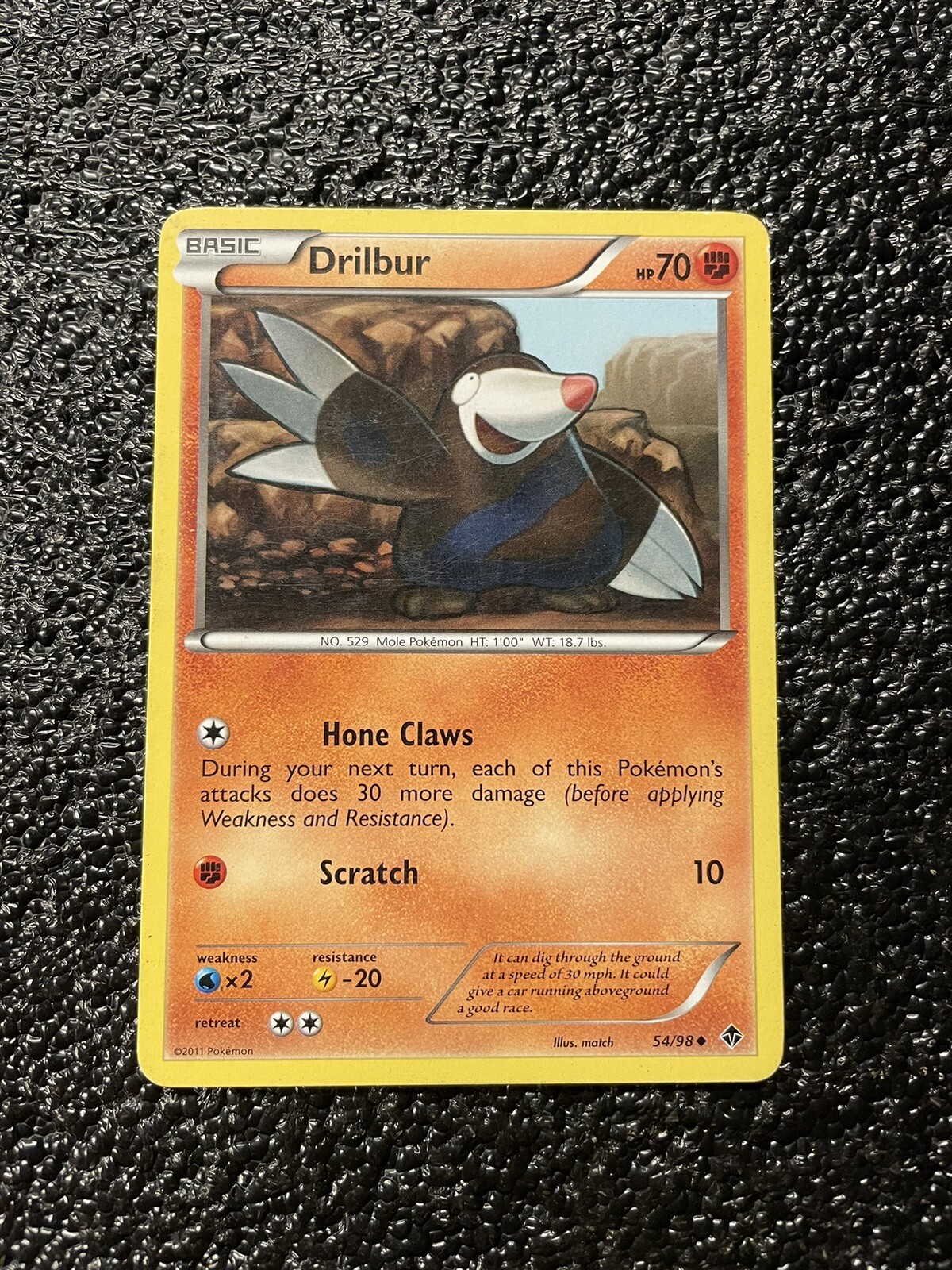 Pokemon 2011 Drilbur 54/98 Emerging Powers