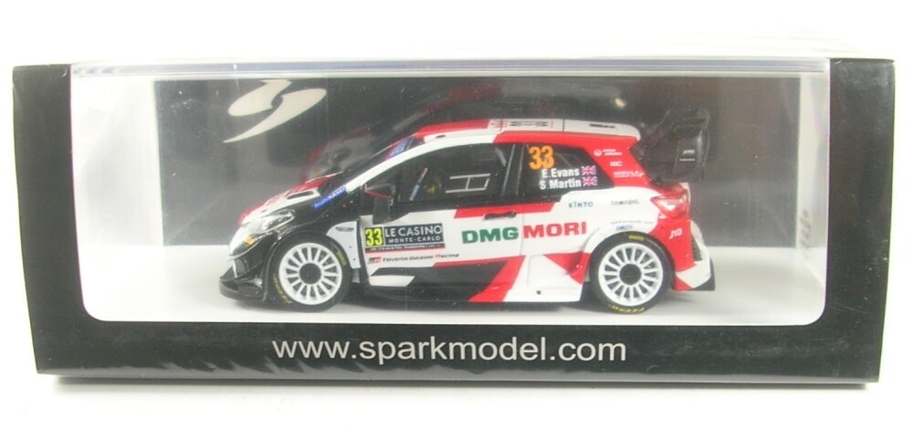 Toyota Yaris WRC No.33 2nd Rally Monte Carlo 2021 (Elfyn Evans - Scott Martin).
