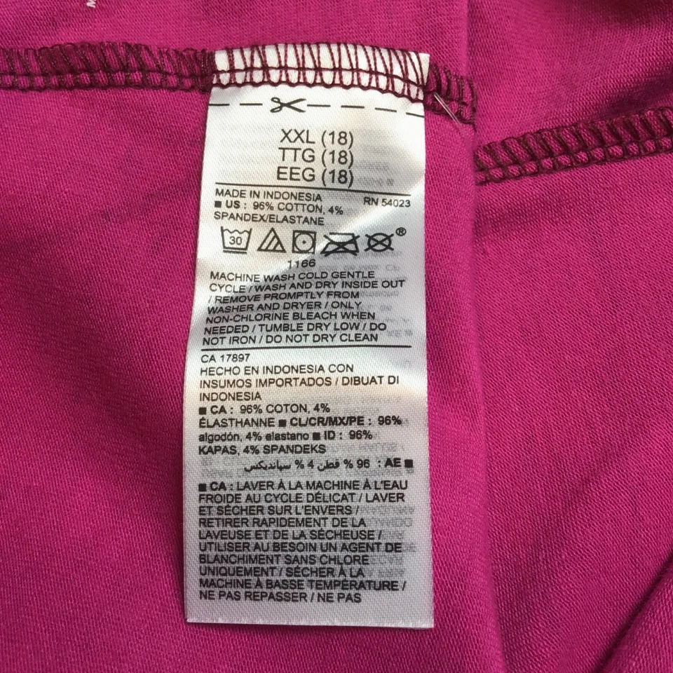 Old Navy Kids / Pink Built-In Tough Stretch Leggings NWT / Girls Size XXL (18) - Image 4 of 4