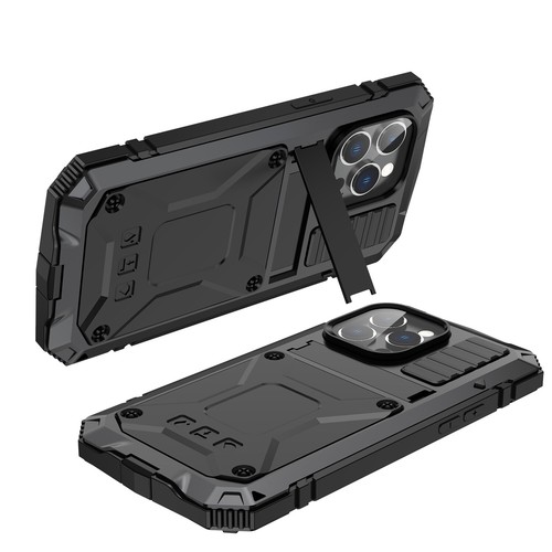 For iPhone 15 Pro Max 14 13 12 11 XS Max Shockproof Aluminum Gorilla Glass Case - Picture 13 of 44