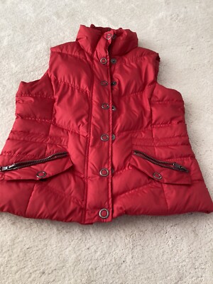 Ladies Red Esprit Gilet
