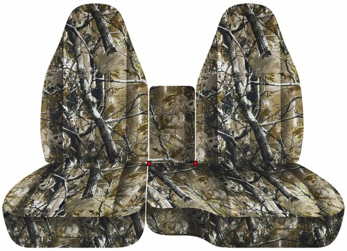 Front Set Car seat covers Fits GMC Sonoma 94-04 Truck 60/40 with Console Camo - Bild 10 von 19