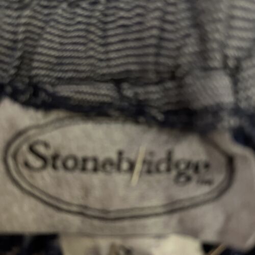 Stonebridge Maxi Broomstick Skirt Plus Sz 1X Boho Flowy Hippie Retro Navy Blue - Picture 6 of 7