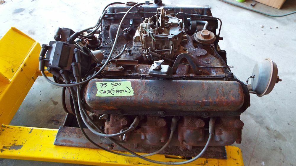 Cadillac 500 engine eBay