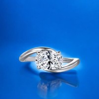 Igi-Zertifizierter 1,50 Kt Im Labor GezüChteter Ovalschliff Diamant Verlobung...