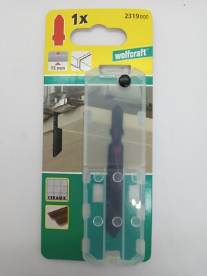 Wolfcraft Stichsägeblatt HM bestreut T- Schaft Ceramic