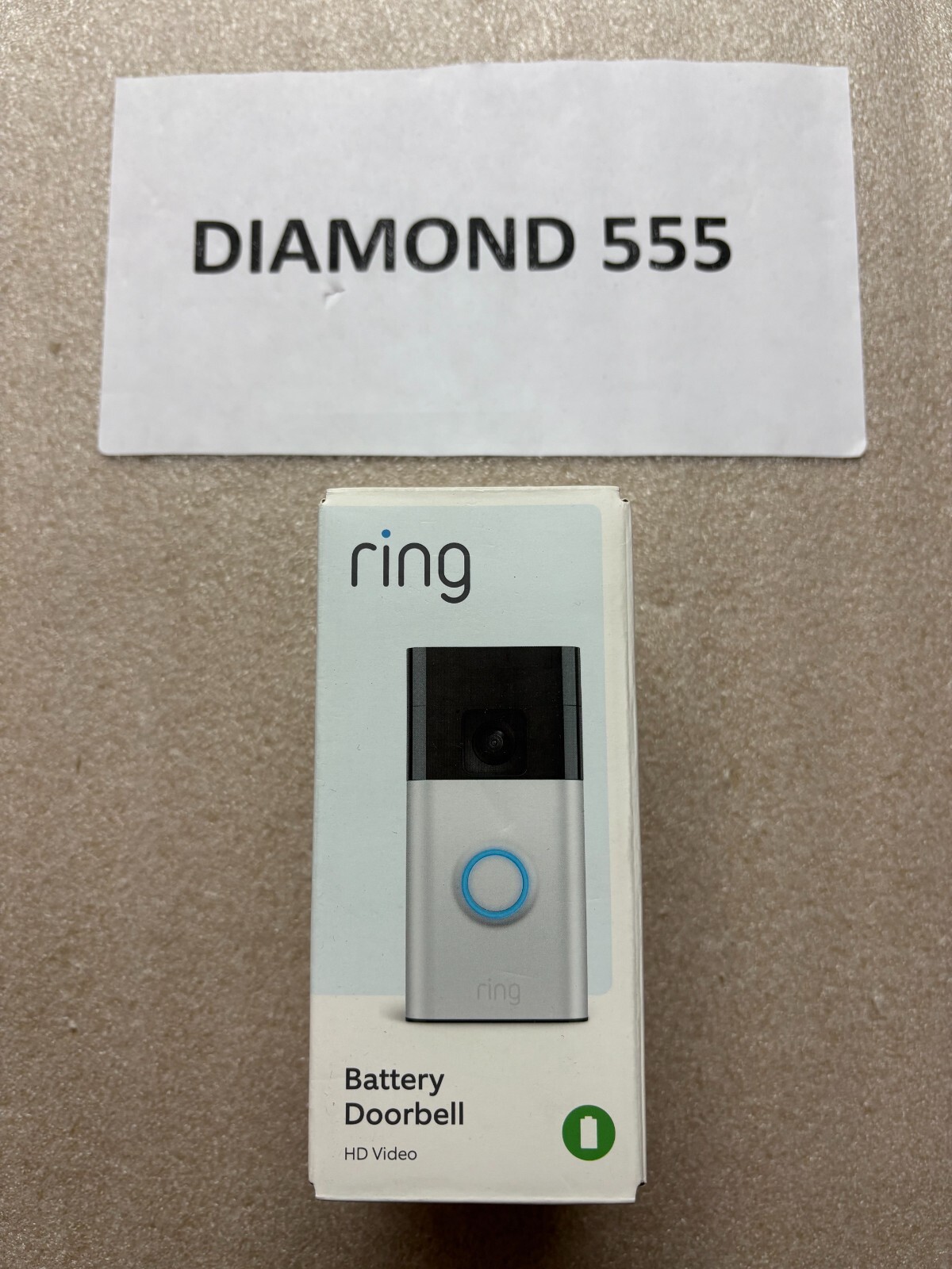 Ring Battery Doorbell HD Smart WiFi Video Doorbell 2024 in Satin Nickel 6149-image