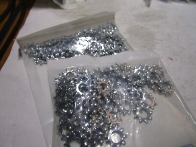 #12 Zinc Finish External Tooth Lock Washer QTY 200