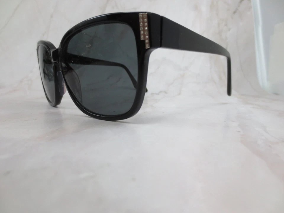 Gafas de sol Vera Wang Farah marco para mujer negro mate borde completo ojo de gato 55-18-135 Foto 2 de 4