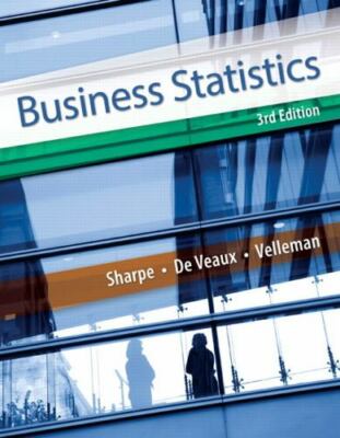 Looseleaf Business Statistics Sharpe Veaux Velleman 3rd Edition Pearson ~ BINDER