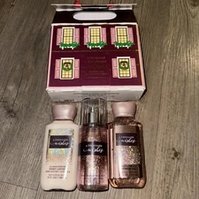 Bath & Body Works A Thousand Wishes Mini Body Mist Lotion Shower Gel 3pc Set New