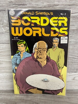 Kitchen Sink Comix Border Worlds Donald Simpson #3 Copper Age November 1986