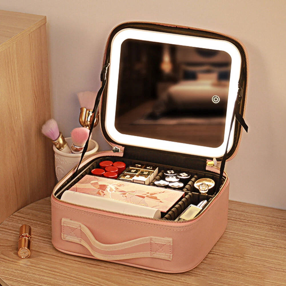 Beauty Bag With Mirror Make Up Bags