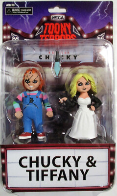 TOONY TERRORS Chucky & Tiffany (Bride of Chucky) 15 cm / 6'' / NECA 