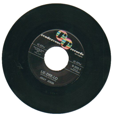 JOLLY JOKER  45 RPM Record   ''LIE-DEE-DOO'' / ''THE UT''    Soul Funk R&B  '63 VG