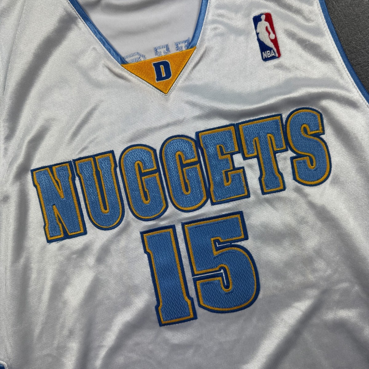 100% Authentic Carmelo Anthony Reebok Denver Nuggets Jersey Size
